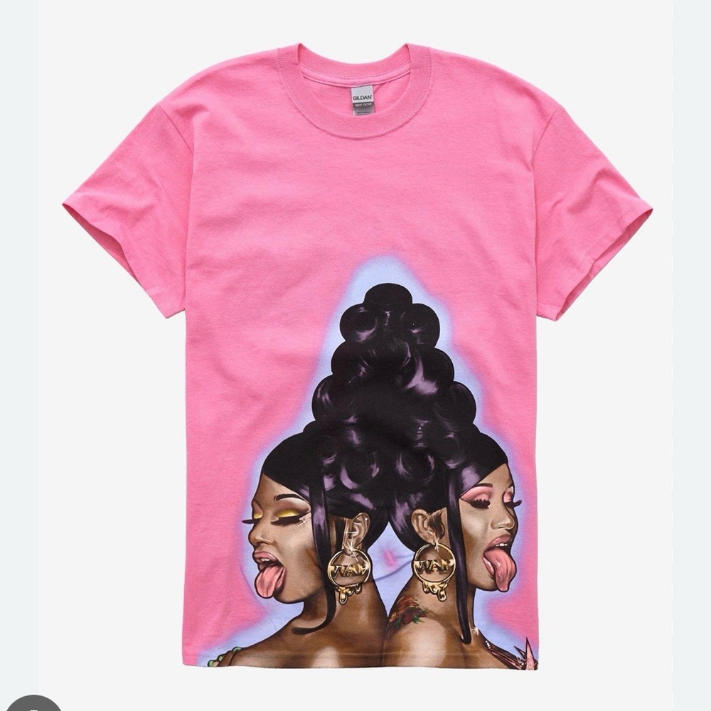 Cardi B Megan Thee Stallion WAP Airbrush T-Shirt